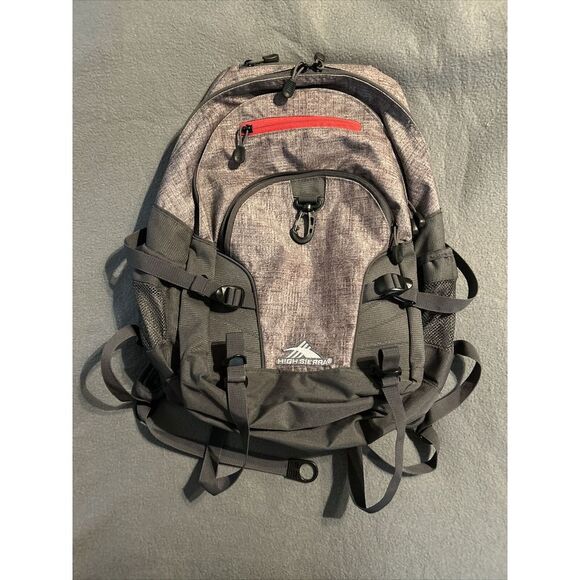 High Sierra Gray‎ Loop Tech Backpack Travel Work Bookbag Tablet Sleeve 1 size - Picture 1 of 5